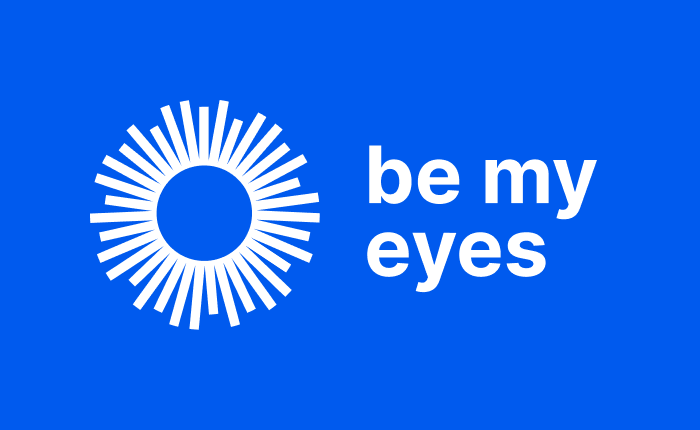 Logo "be my eyes"